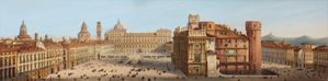 Torino, veduta di Piazza Castello