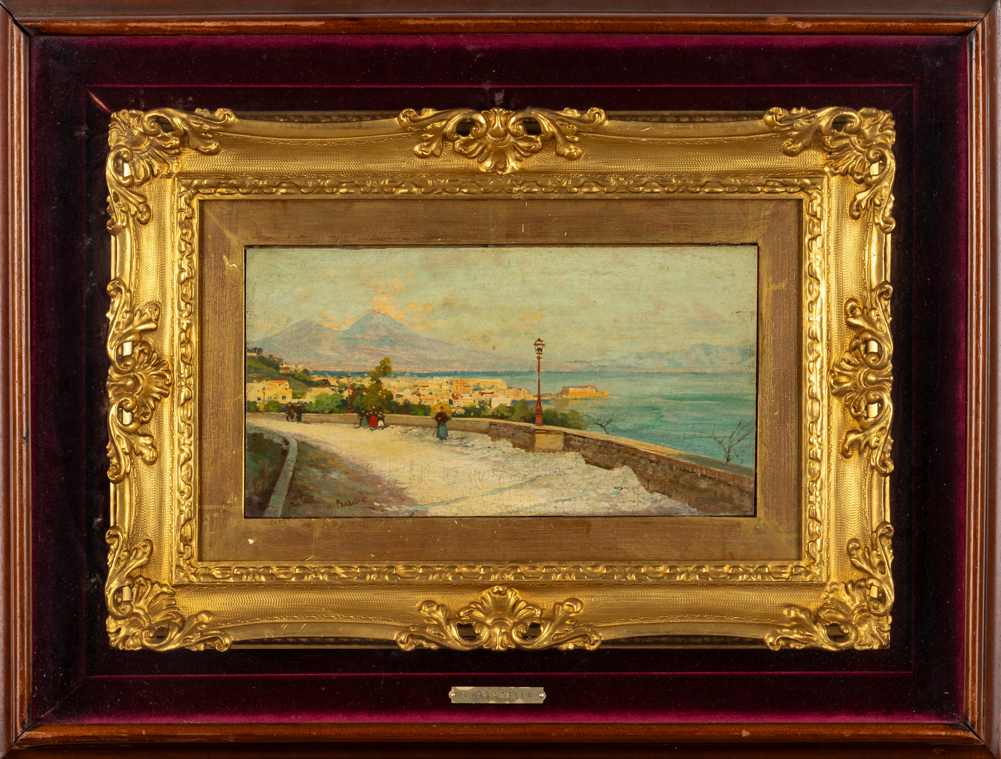 Attilio Pratella - Napoli, Panorama da Via Tasso