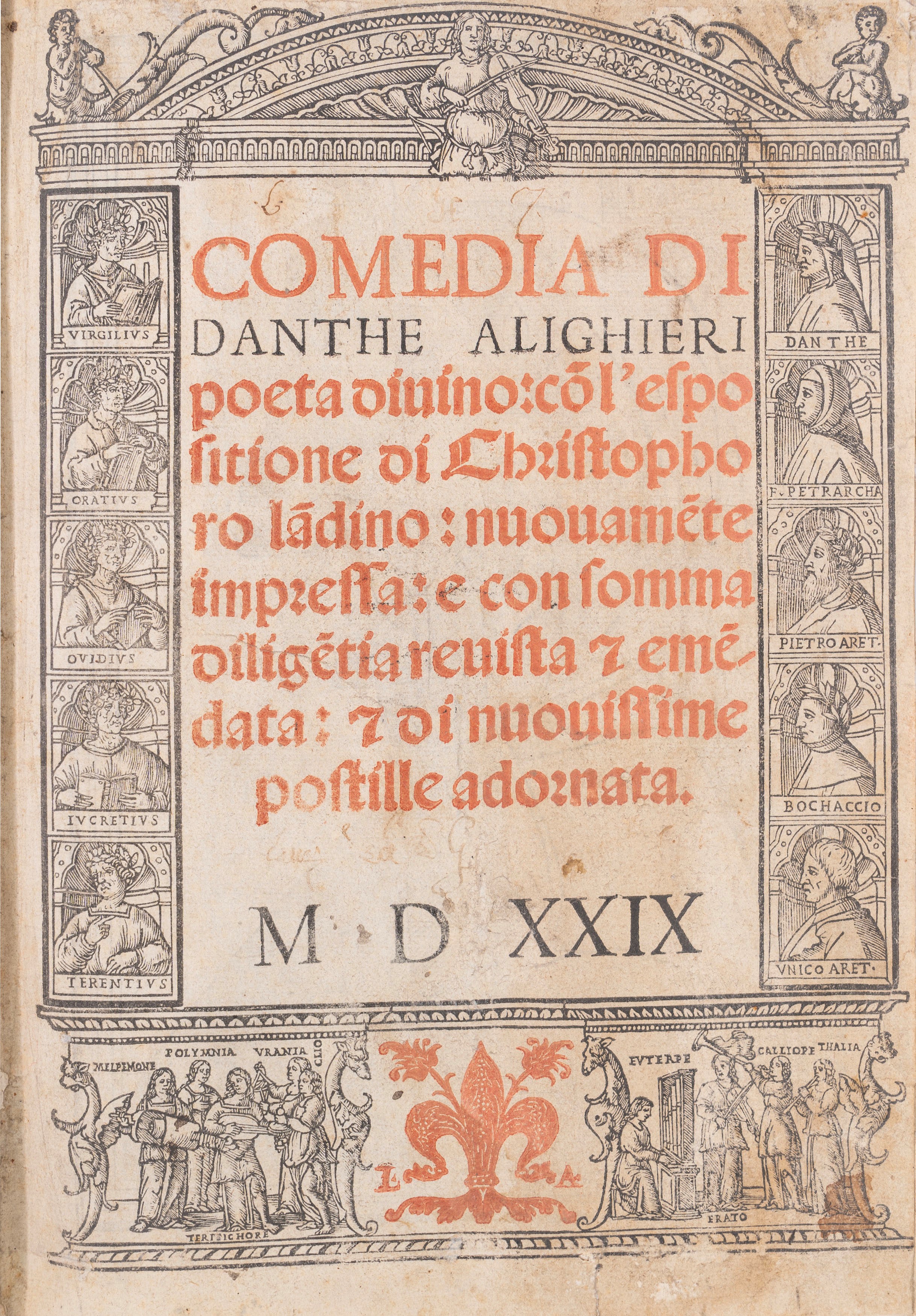 Comedia di Dante Alighieri poeta divino: co l'espositione di Christophoro