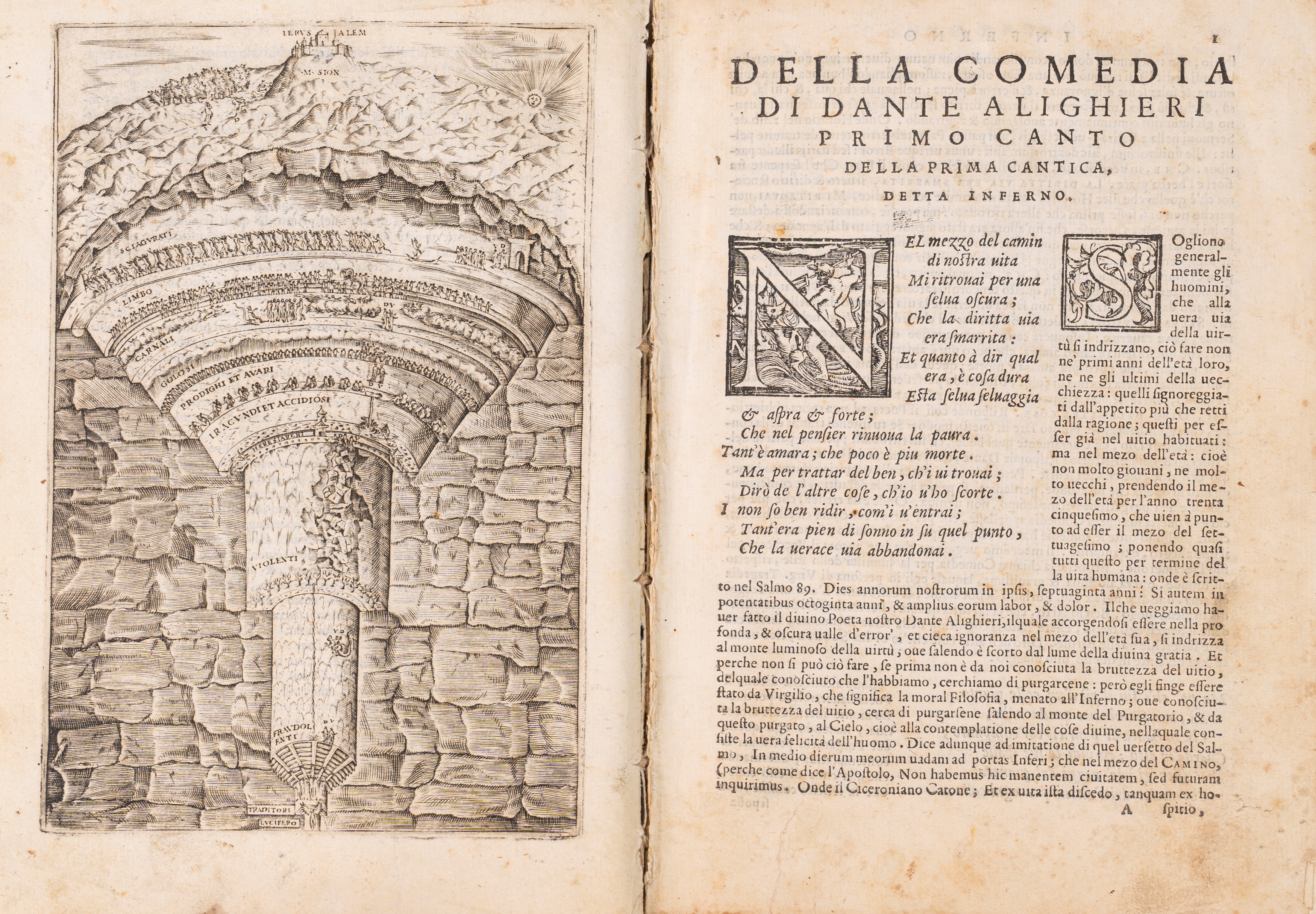 Dante con l'espositione di M. Bernardino Daniello da Lucca