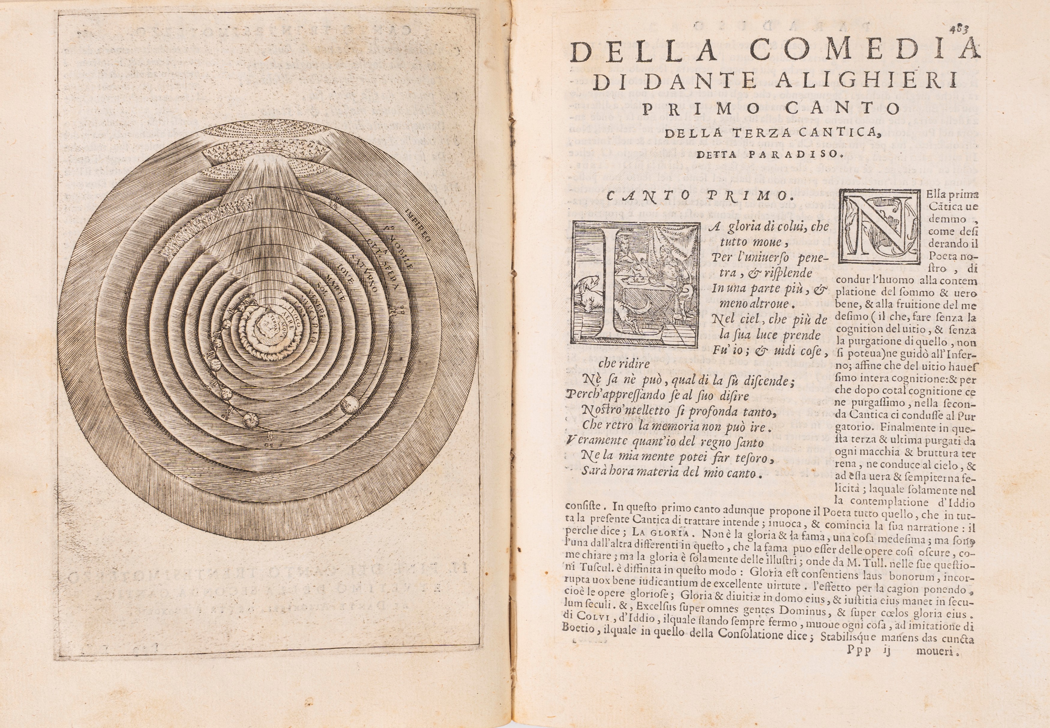 Dante Alighieri - Dante con L'espositione di M. Bernardino Daniello da Lucca
