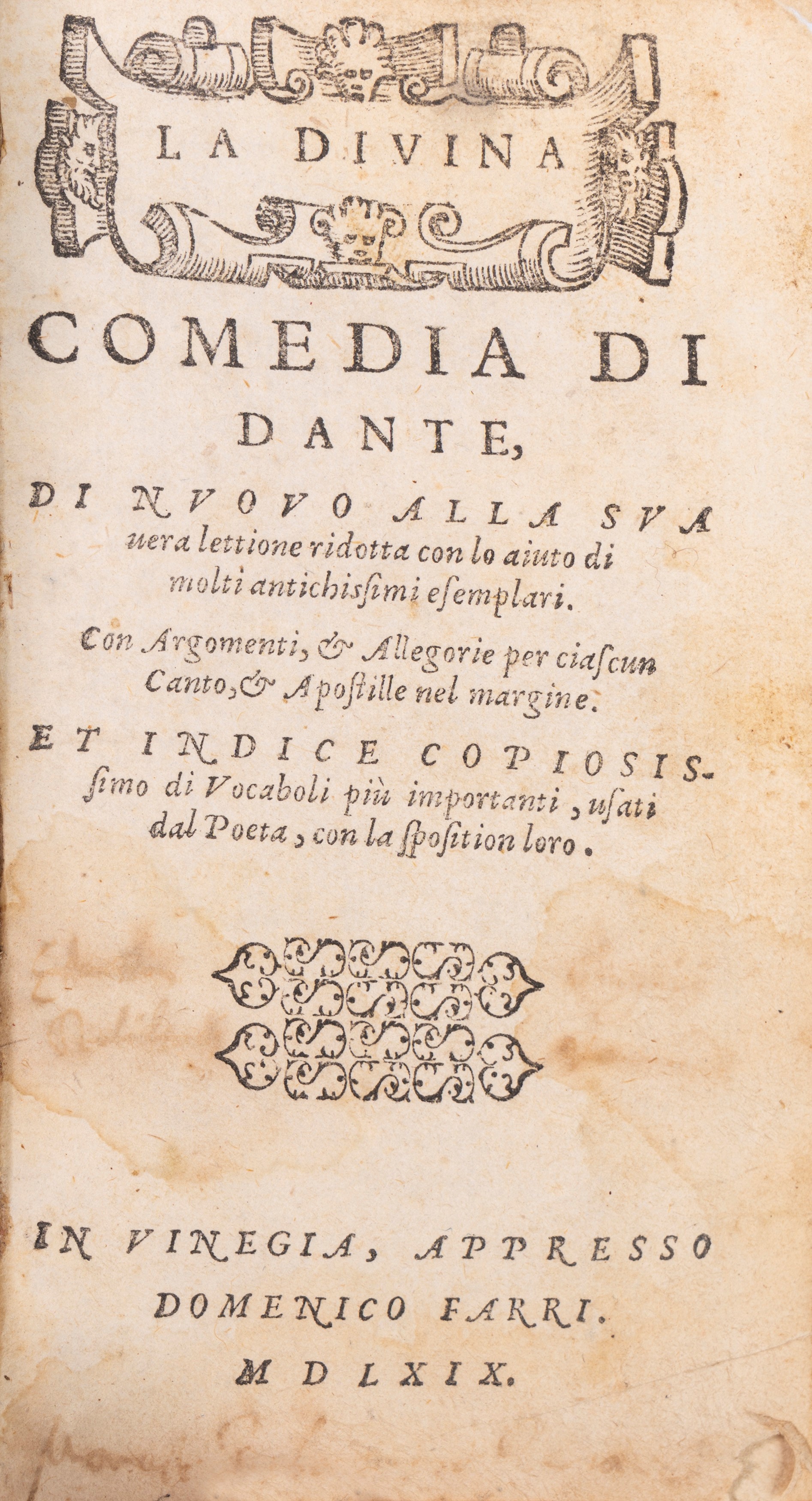 La Divina Comedia di Dante