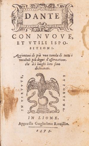 Dante con nuove e utili isposizioni