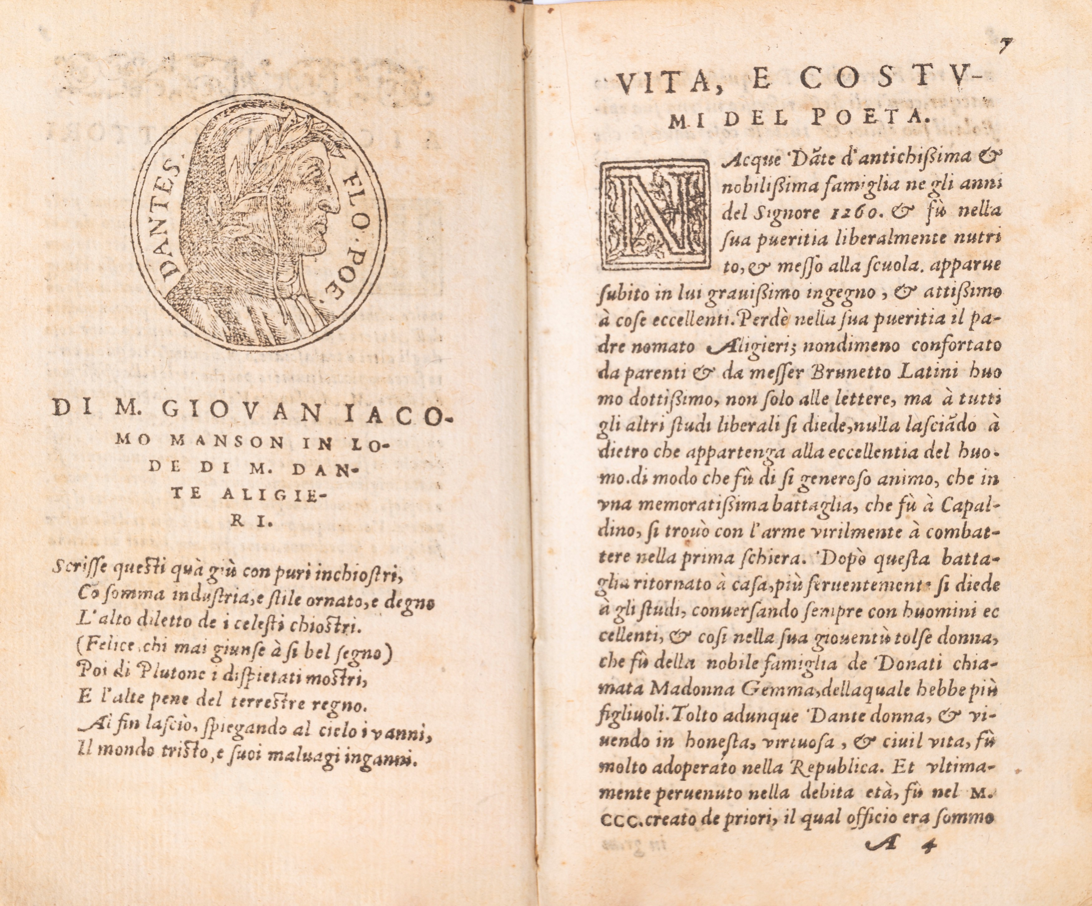 Dante con nuove e utili isposizioni