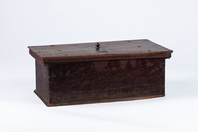 Scrigno in Legno Pirografato, Secolo XVII