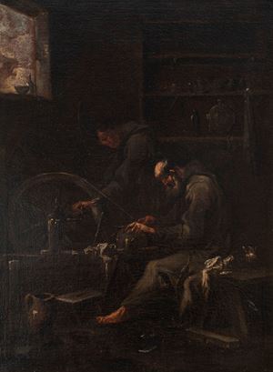 Capuchin friars knife sharpeners