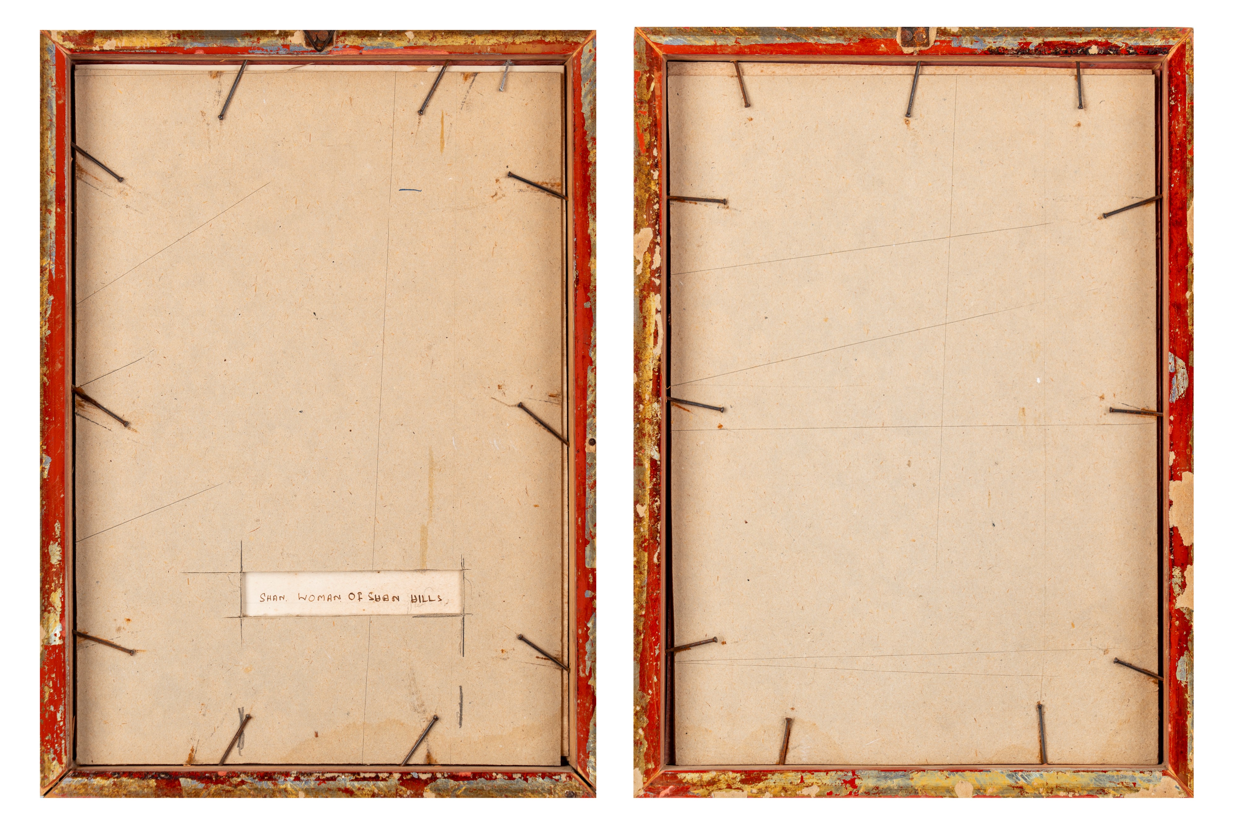 Mg Tun Hla (1874-1946) - Coppia di ritratti di donne burmesi