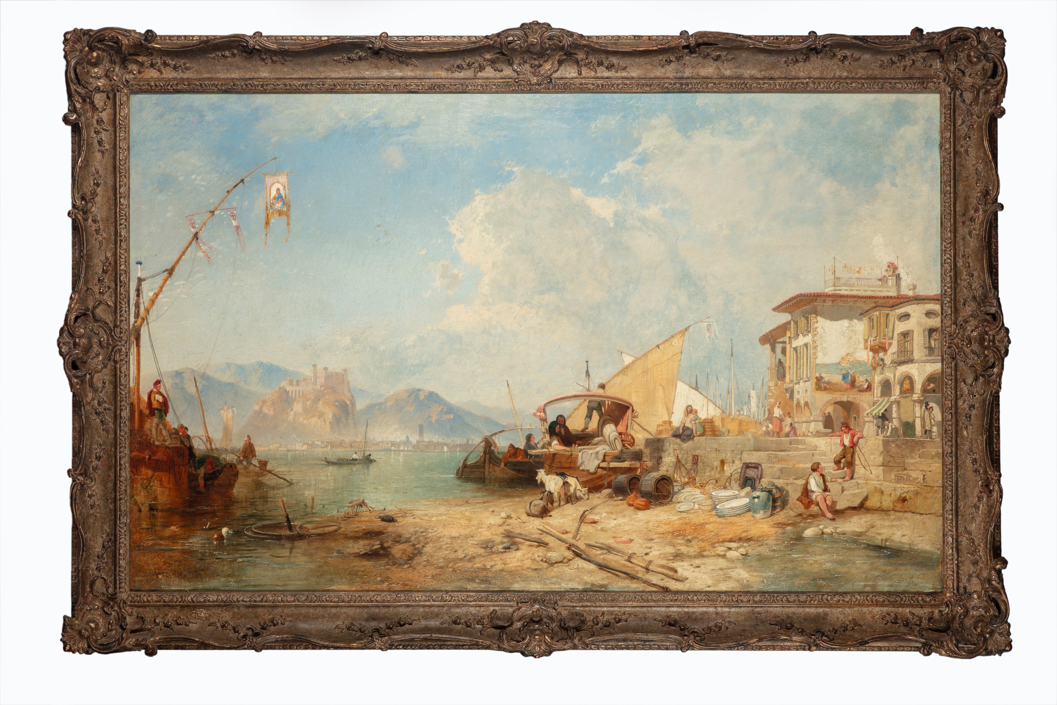 James Baker Pyne - Lago Maggiore, Verso Angera