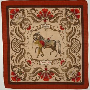Cheval Turc cachemire and silk scarf