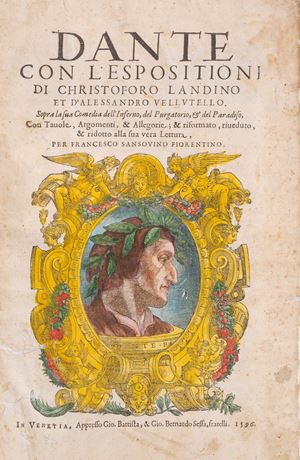 Dante con l'espositioni di Christoforo Landino
