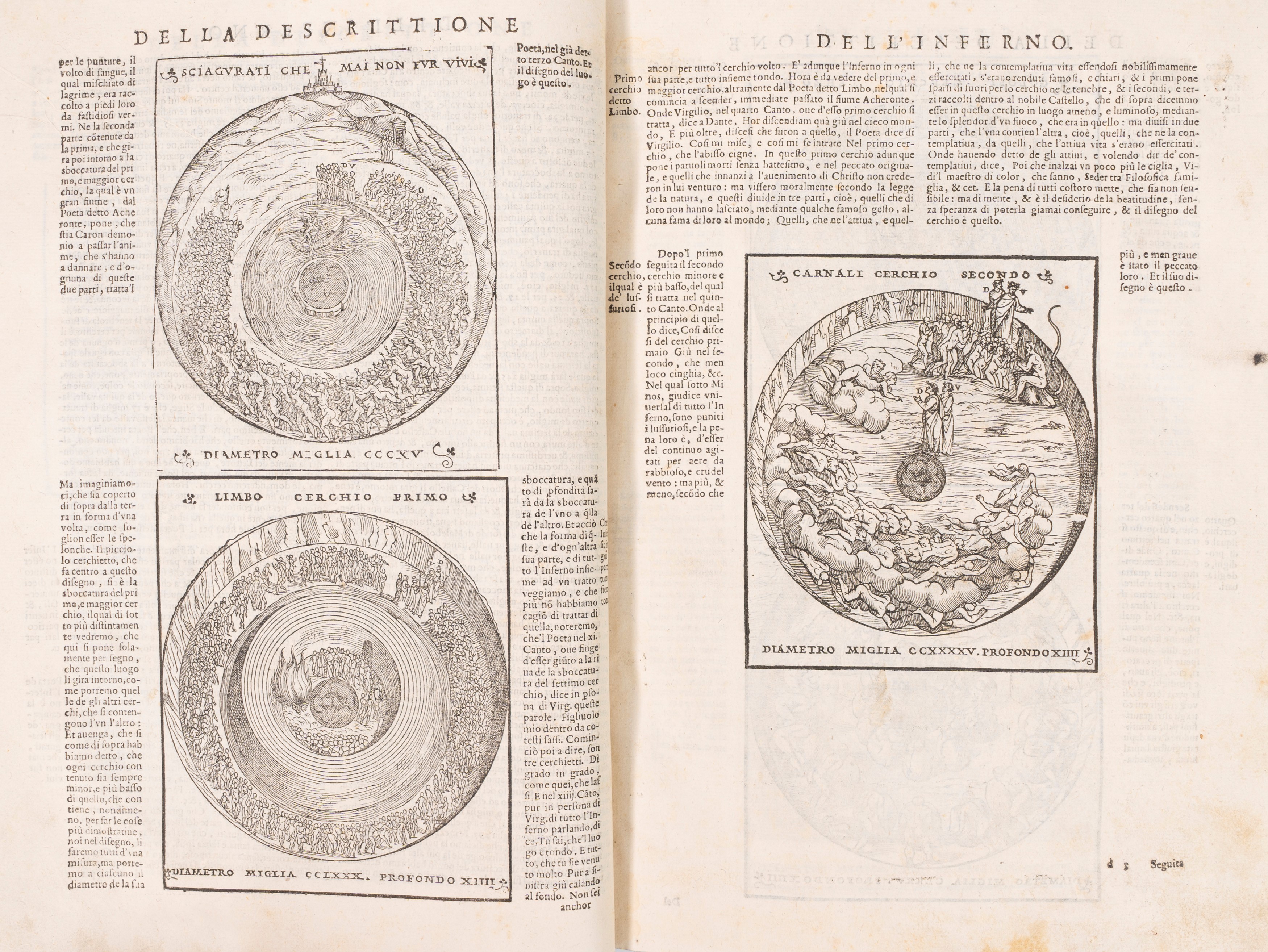 Dante con l'espositioni di Christoforo Landino, et d'Alessandro Vellutello...& ridotto alla sua v...