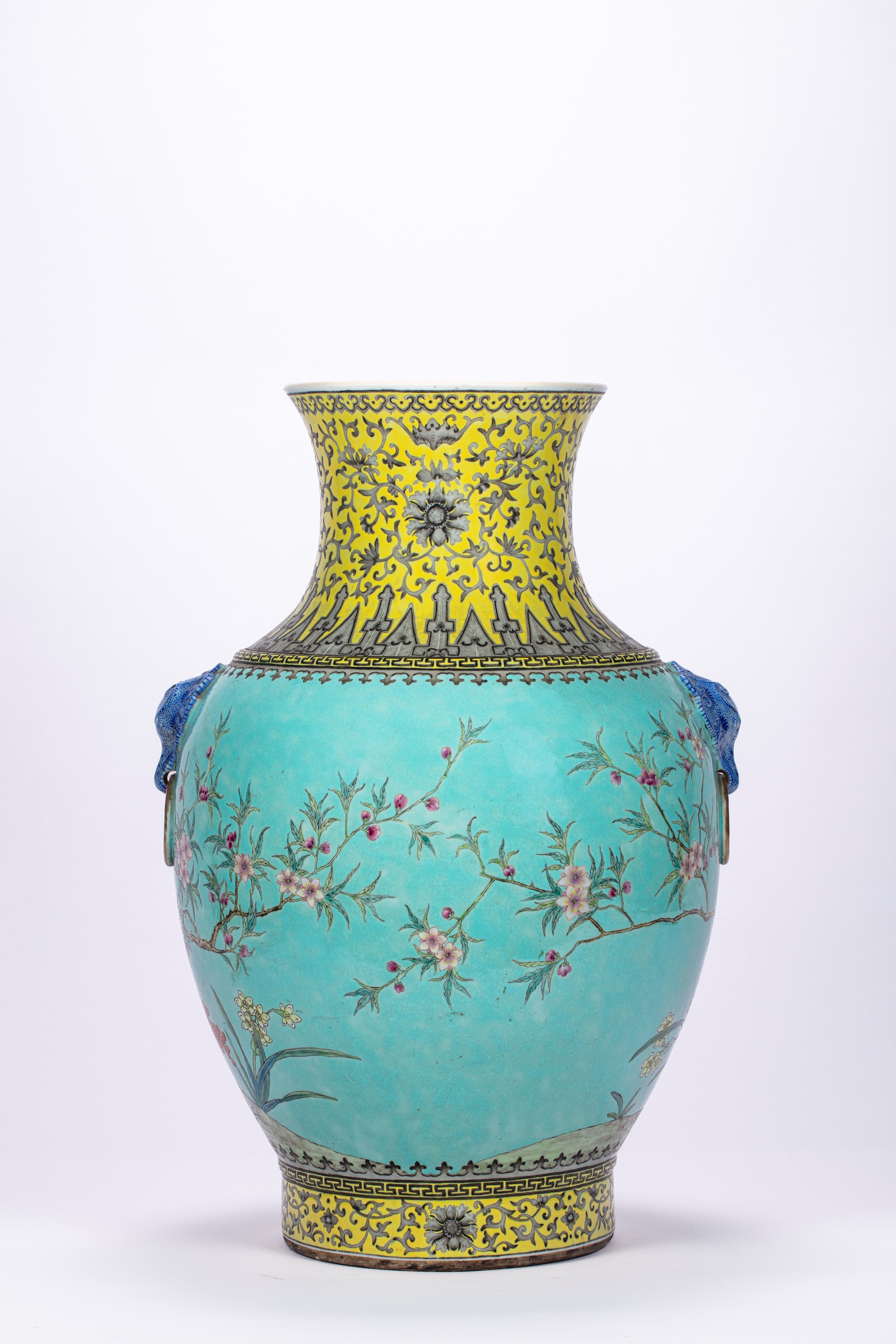 Grande Vaso in Porcellana da Ya Zhai. Cina, Inizi Secolo XX