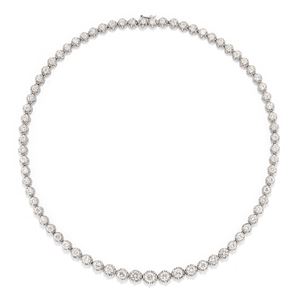 Collana tennis con diamanti 