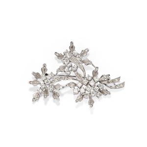 Spilla con diamanti 