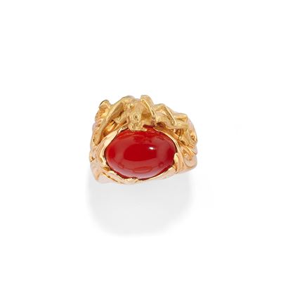 Anello con Corniola