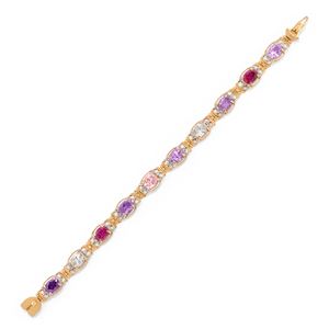 Bracciale con pietre sintetiche