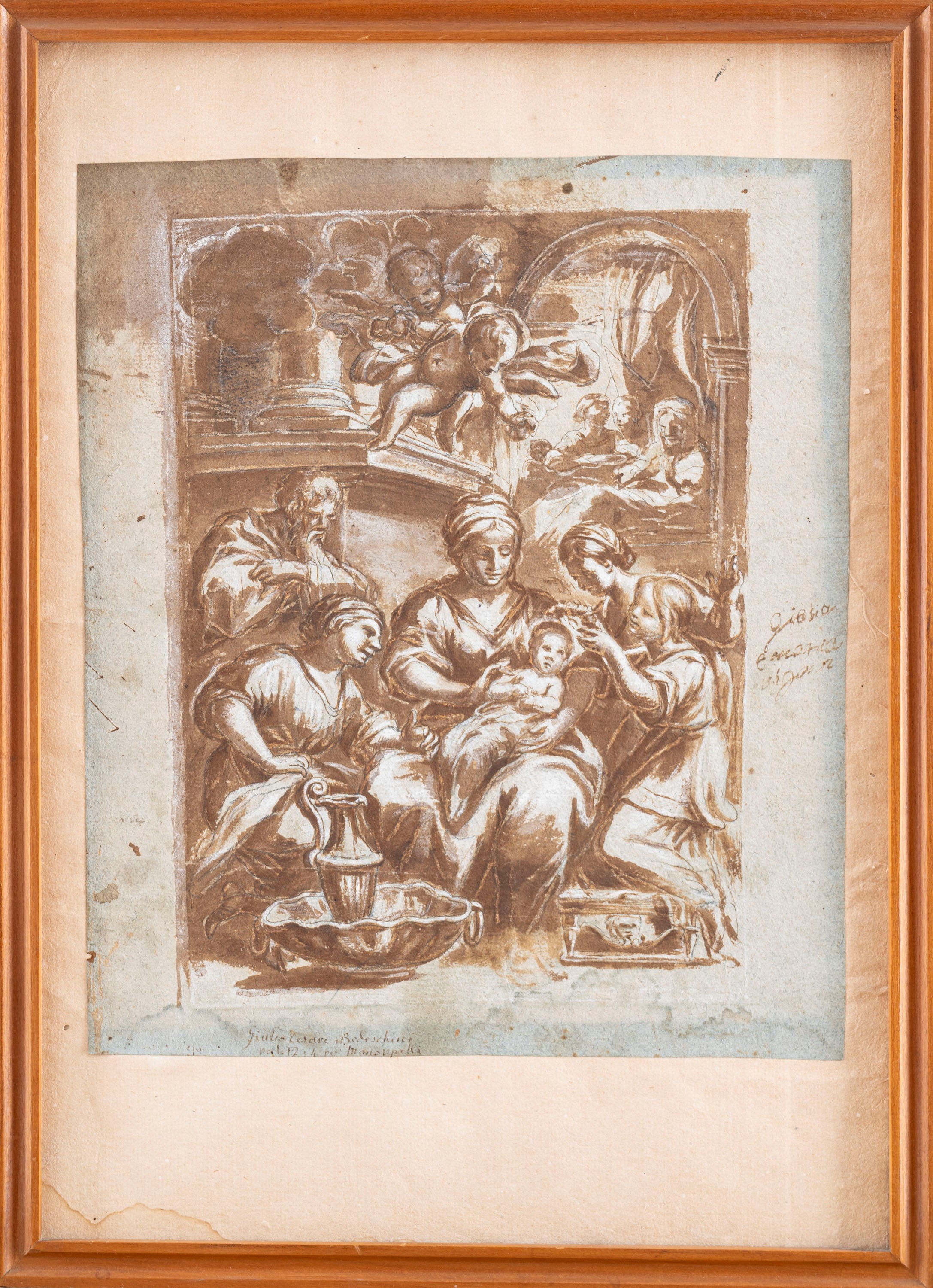 Attribuito a Giulio Cesare Bedeschini - La Nascita della Vergine