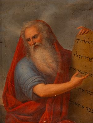 Moses with the tablets of the law