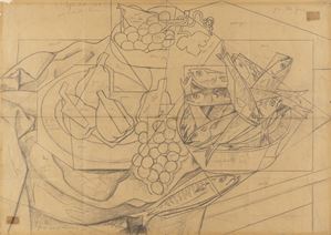 Trace for "Still Life with Fish"