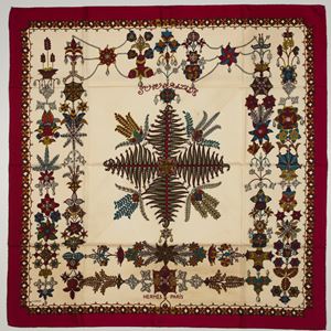 Schéhérazade silk twill scarf 