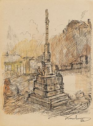 Piazza con monumento