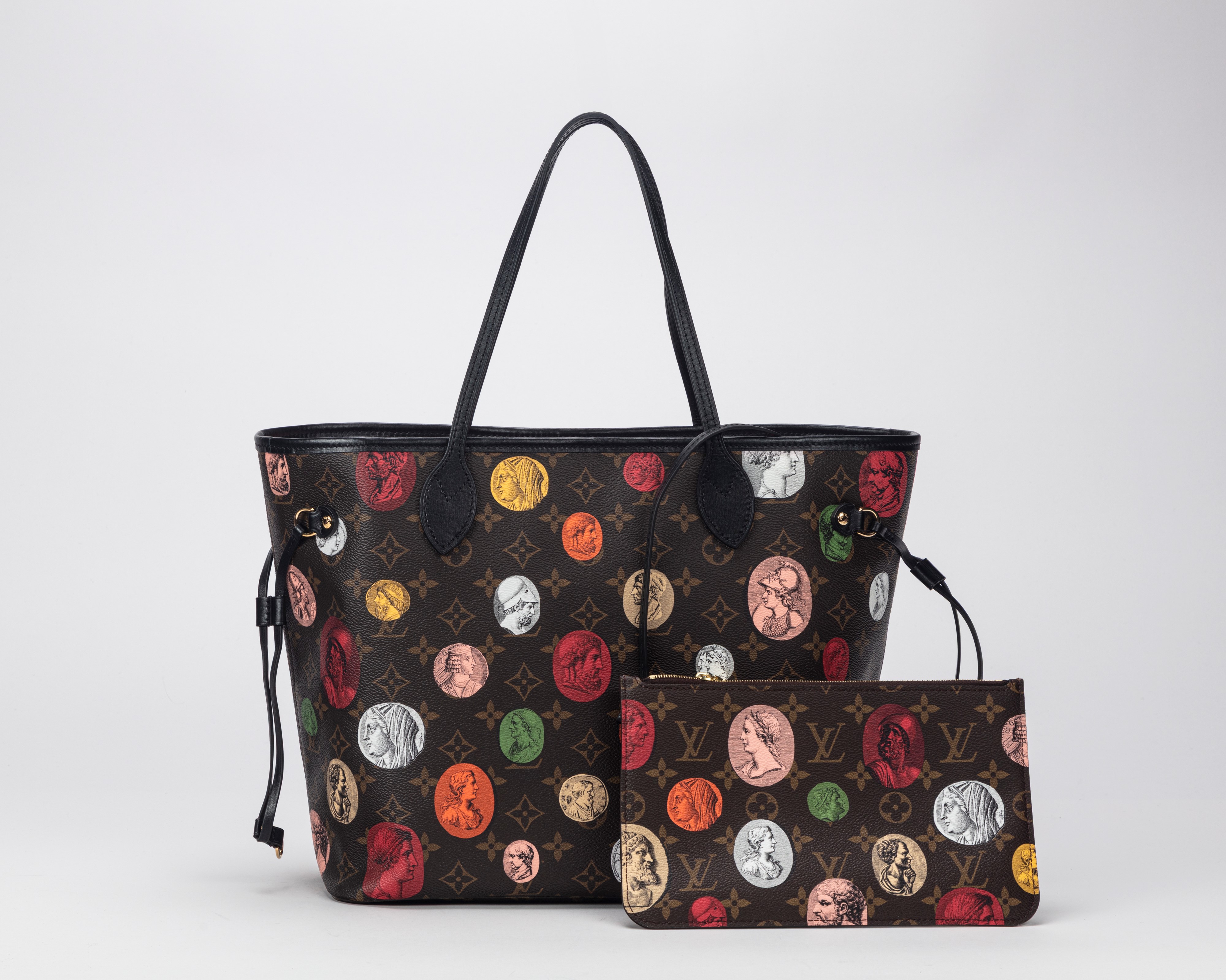 Louis Vuitton - Borsa Fornasetti Monogram Cameo Neverfull