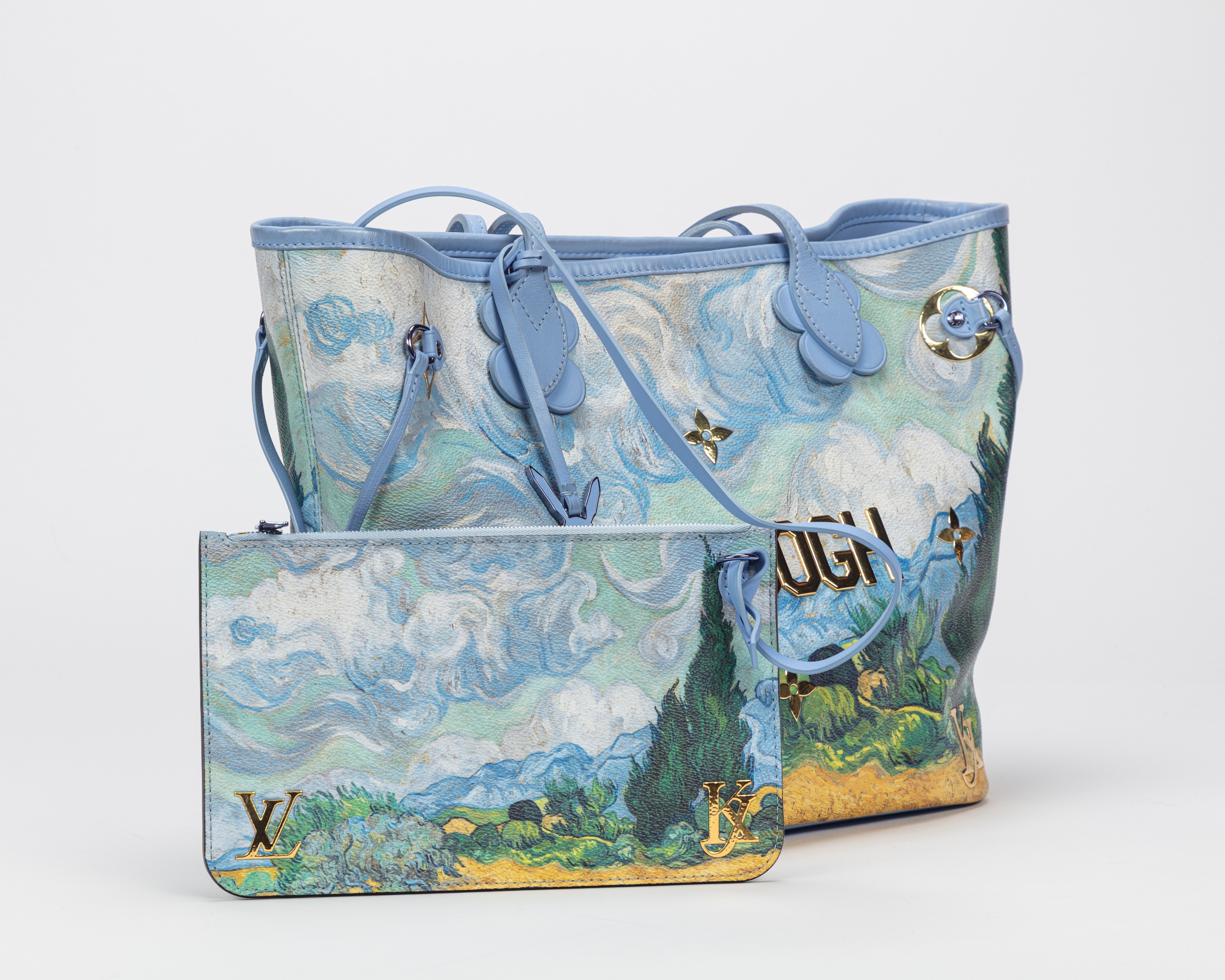 Louis Vuitton - Borsa Neverfull Jeff Koons Van Gogh