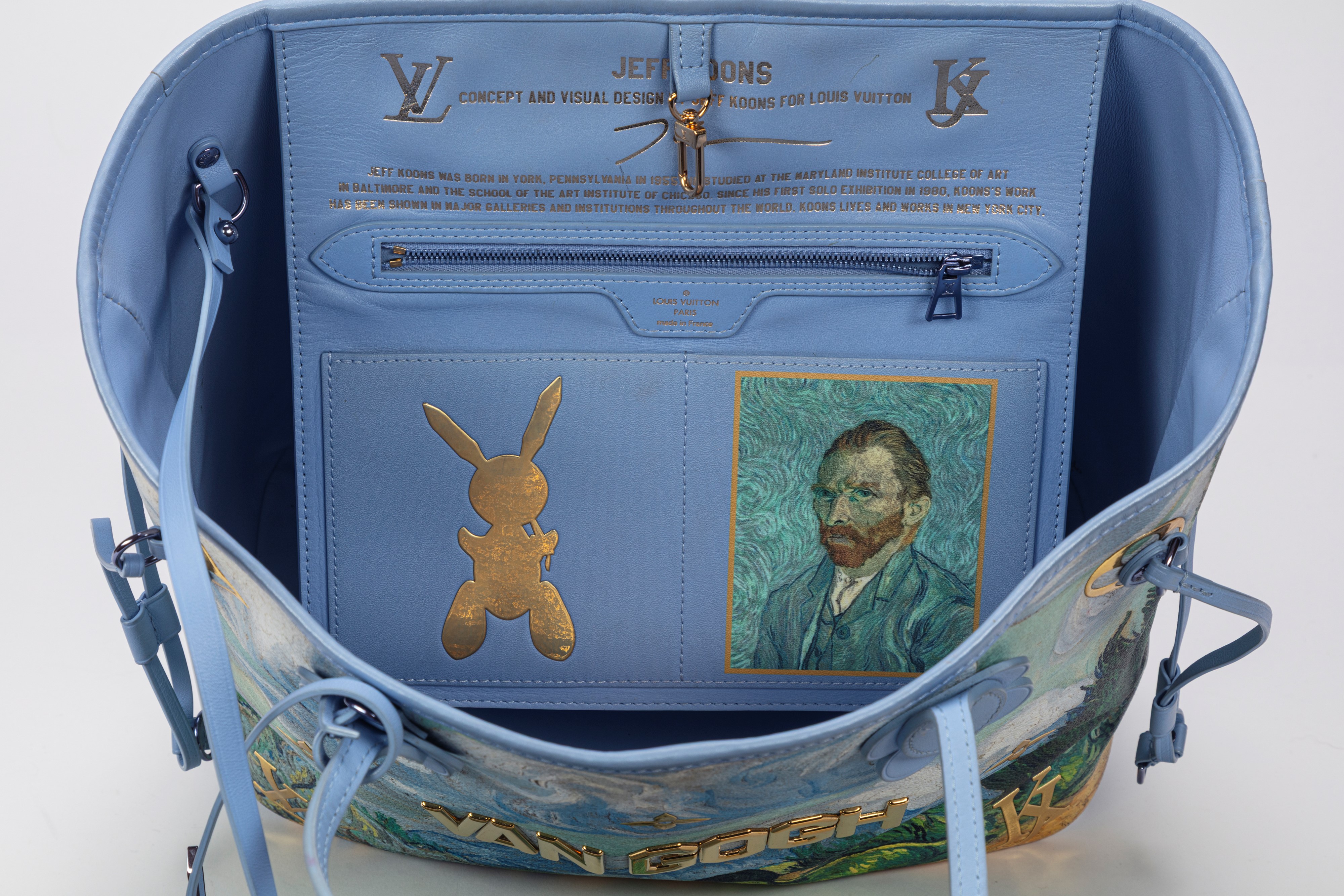 Louis Vuitton - Borsa Neverfull Jeff Koons Van Gogh