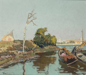 Venice, the island of Vignole towards Fondamenta Nuove