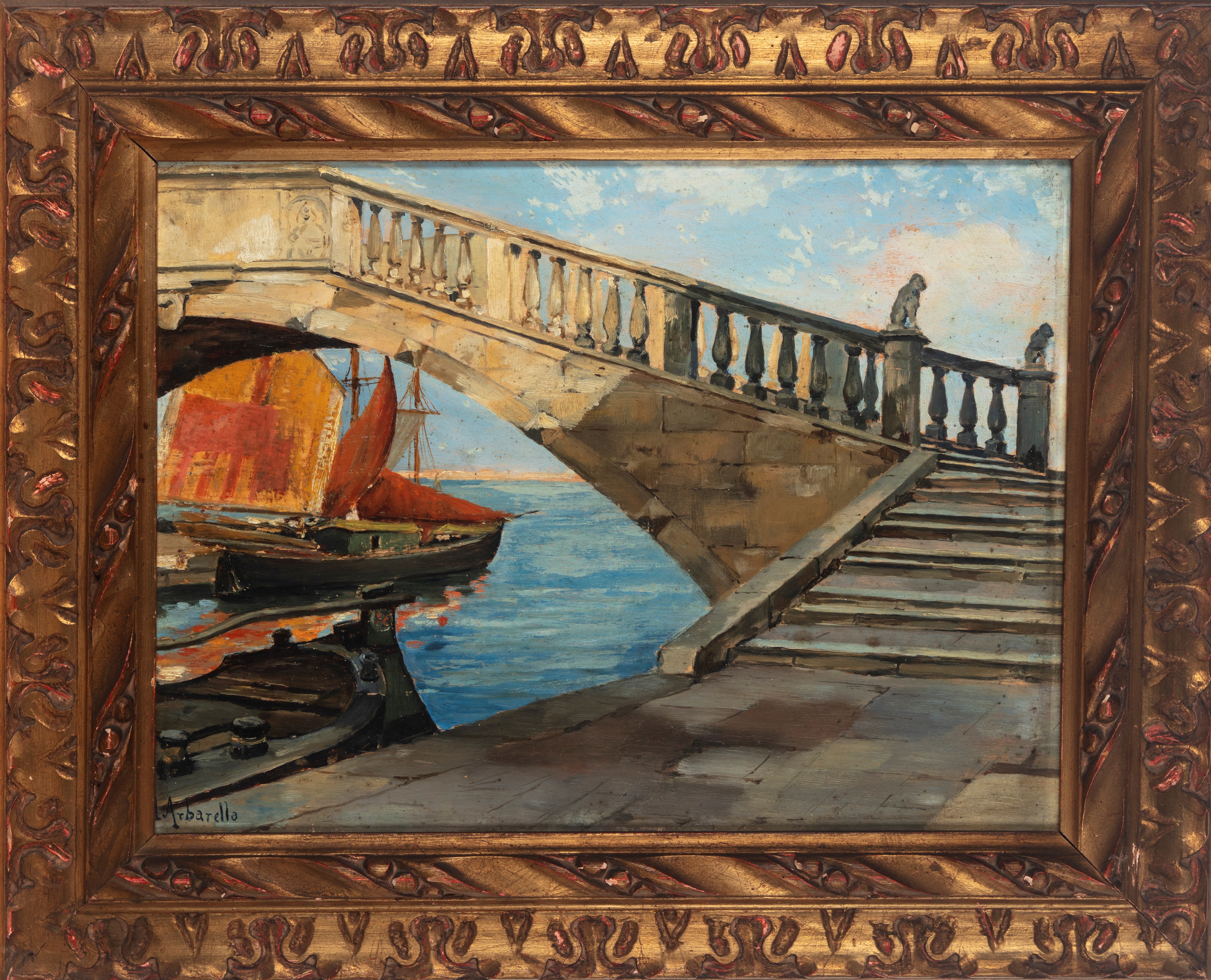Luigi Arbarello - Venezia, Ponte dei Leoni