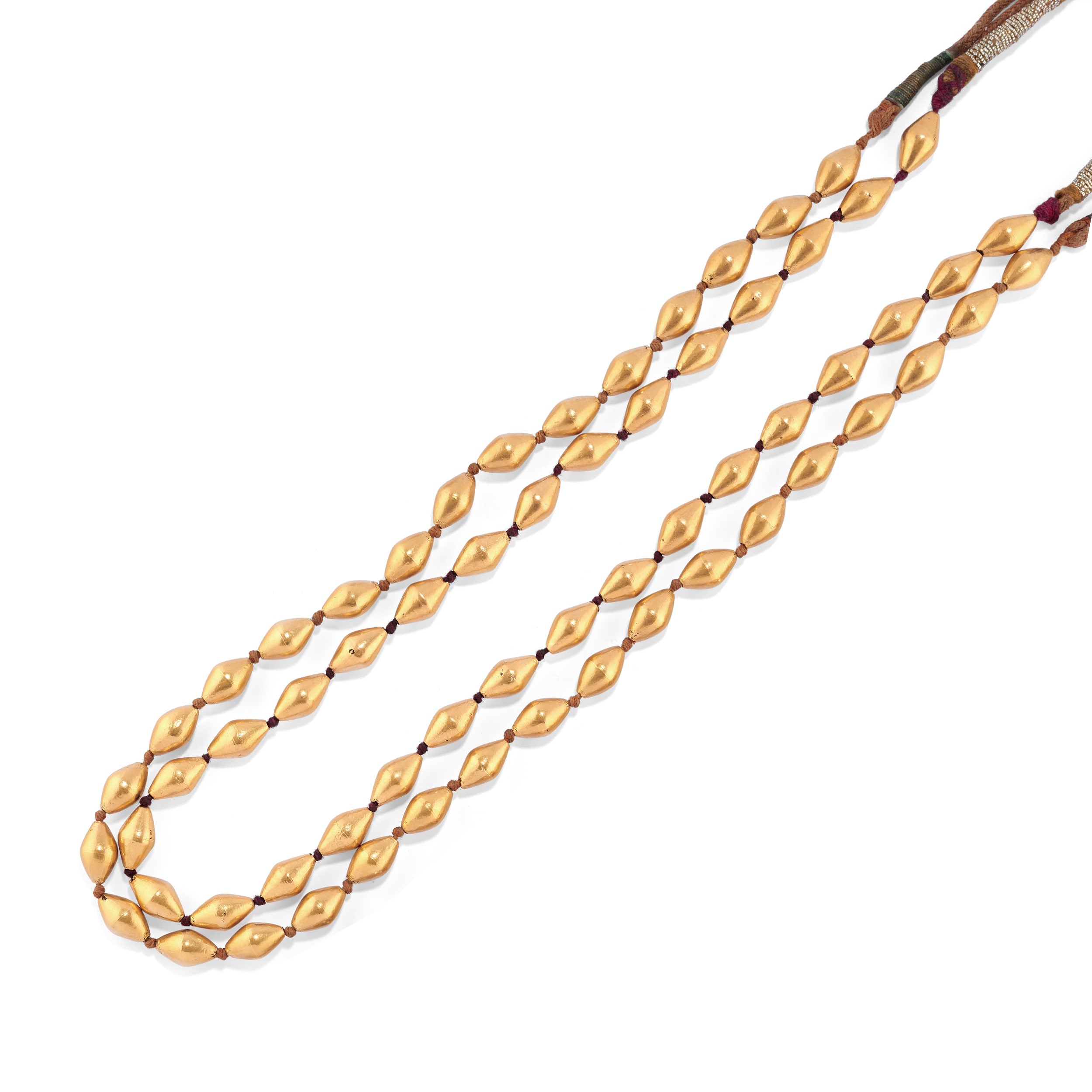 Demi-parure in Foglia D'oro