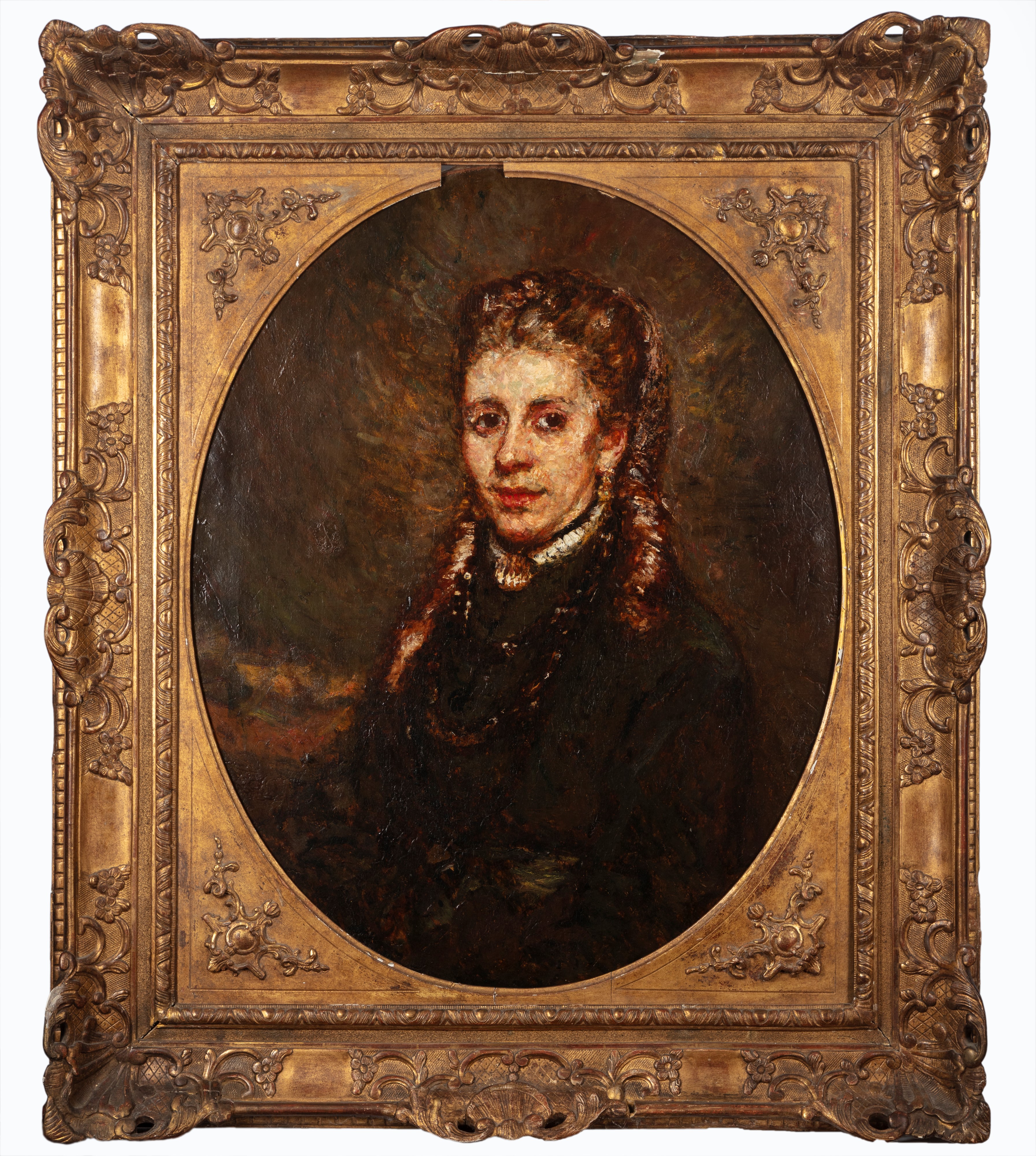 Adolphe-joseph-thomas Monticelli - Ritratto di Madame Lagorio