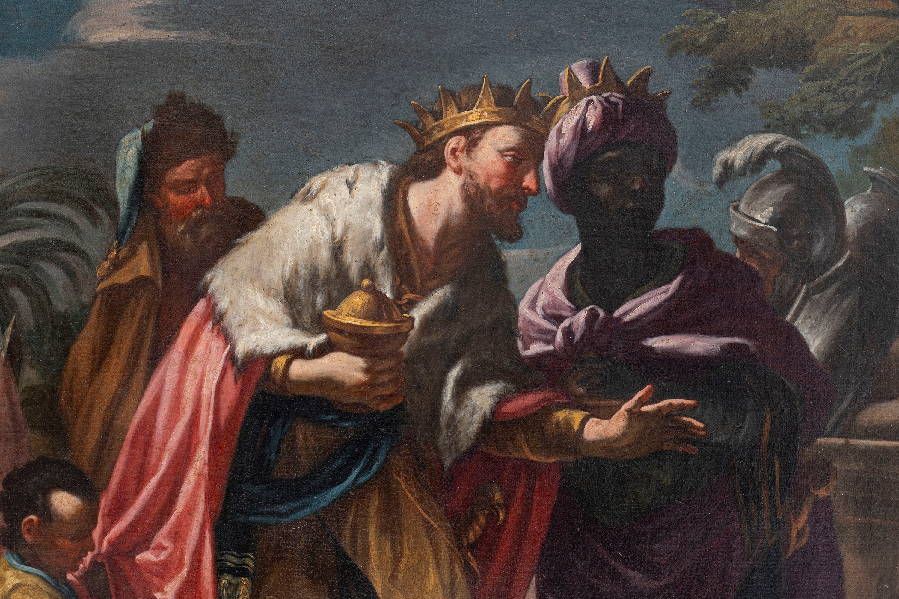 Scuola Napoletana, Secolo XVIII - Adorazione dei Magi