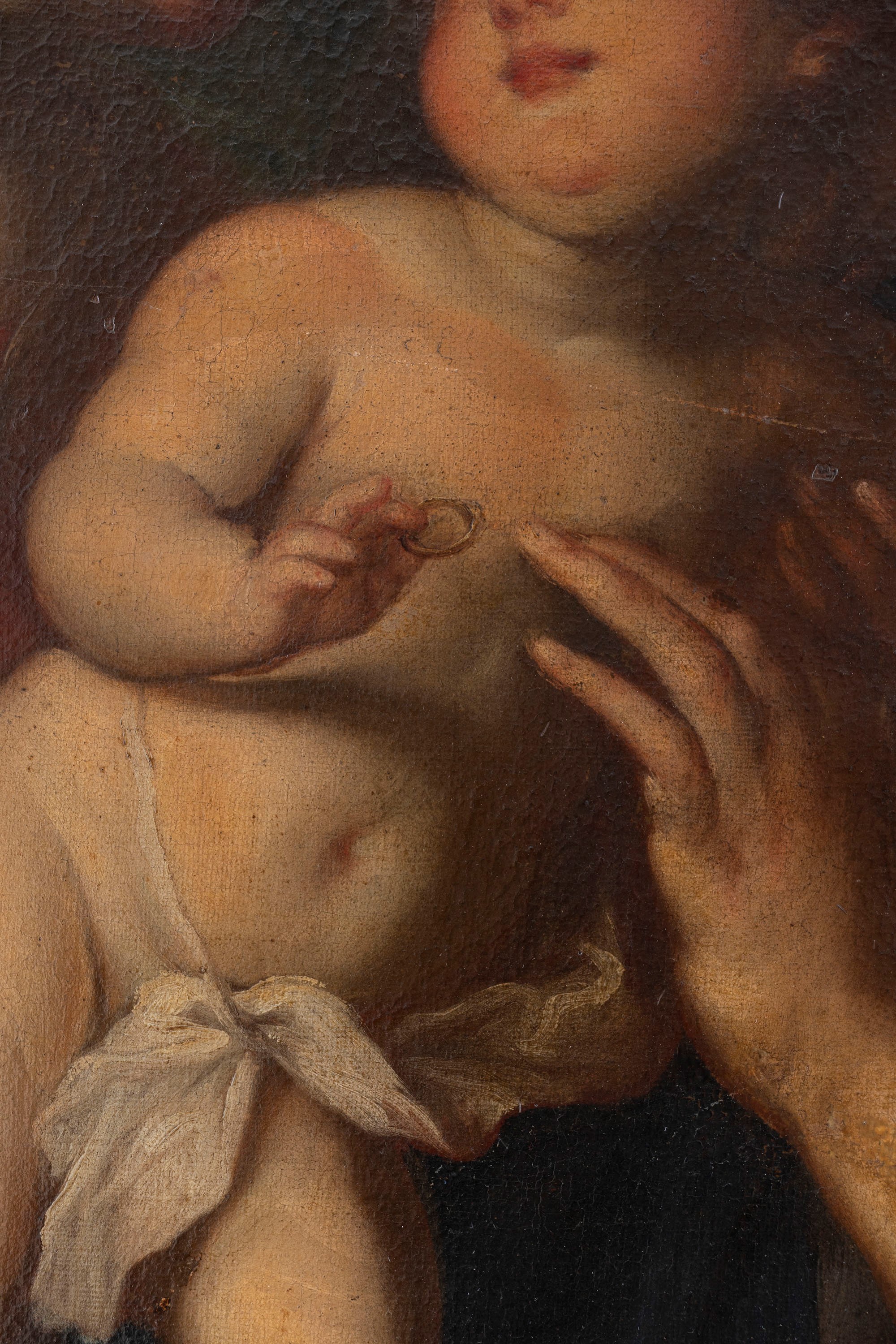 Attribuito a Stefano Magnasco (genova, 1635 – 1672 o 1673) - Matrimonio Mistico di Santa Caterina