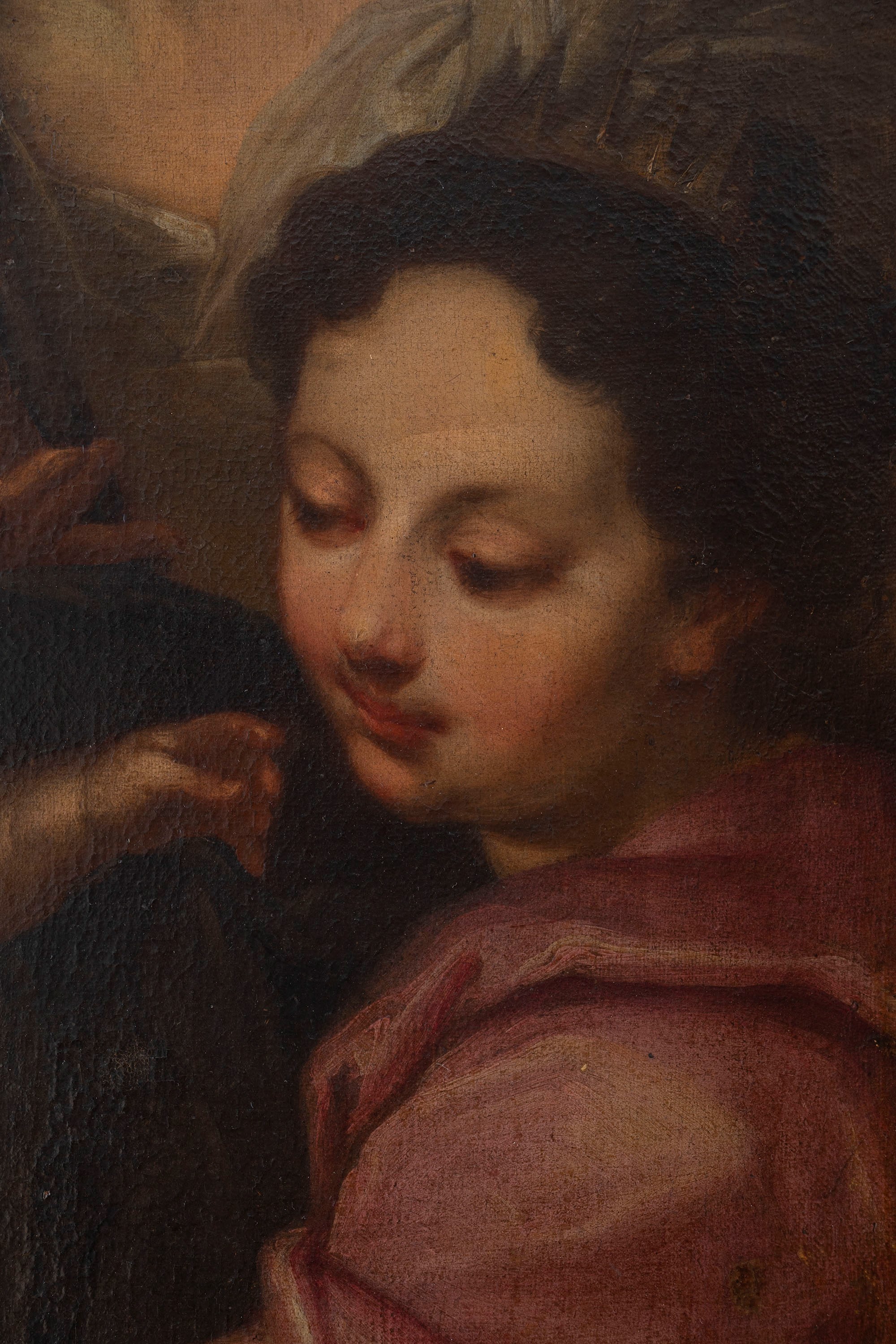 Attribuito a Stefano Magnasco (genova, 1635 – 1672 o 1673) - Matrimonio Mistico di Santa Caterina