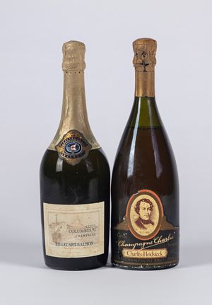 Selezione Champagne (2 BT) Billecart Salmon, Cuvee Columbus 1992 & Charles Heidsieck Champagne