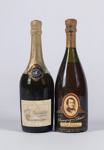 Selezione Champagne (2 Bt) Billecart Salmon, Cuvee Columbus 1992 & Charles Heidsieck Champagne