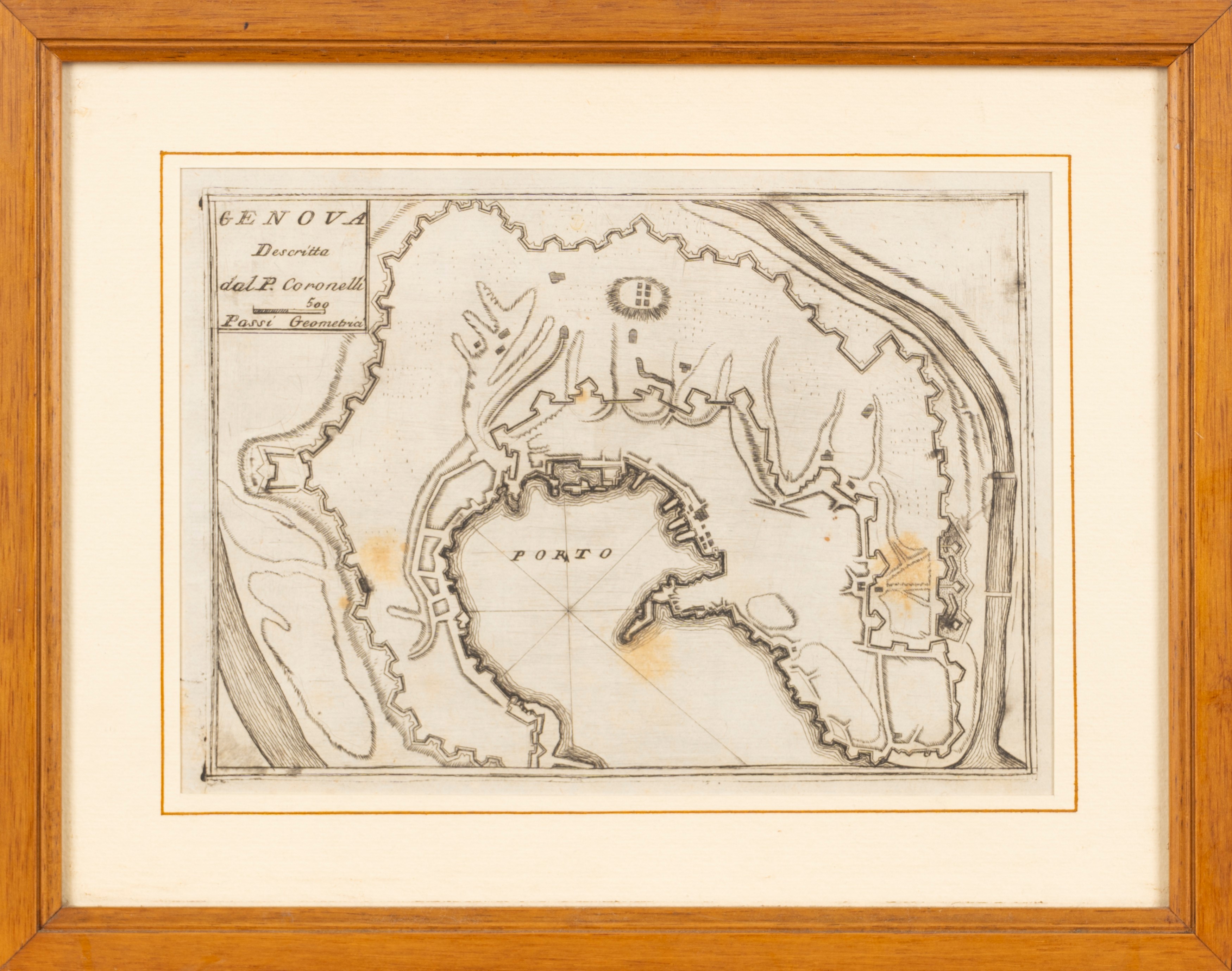 Coronelli, Vincenzo Maria - Genoa described by P. Coronelli 1680 | Maps ...