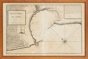 Plan du Port de Genes