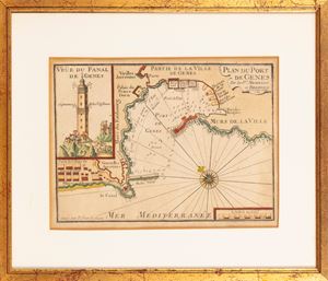 Plan du Port de Genes
