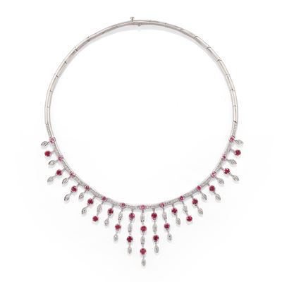 Collana con Zaffiri Rosa