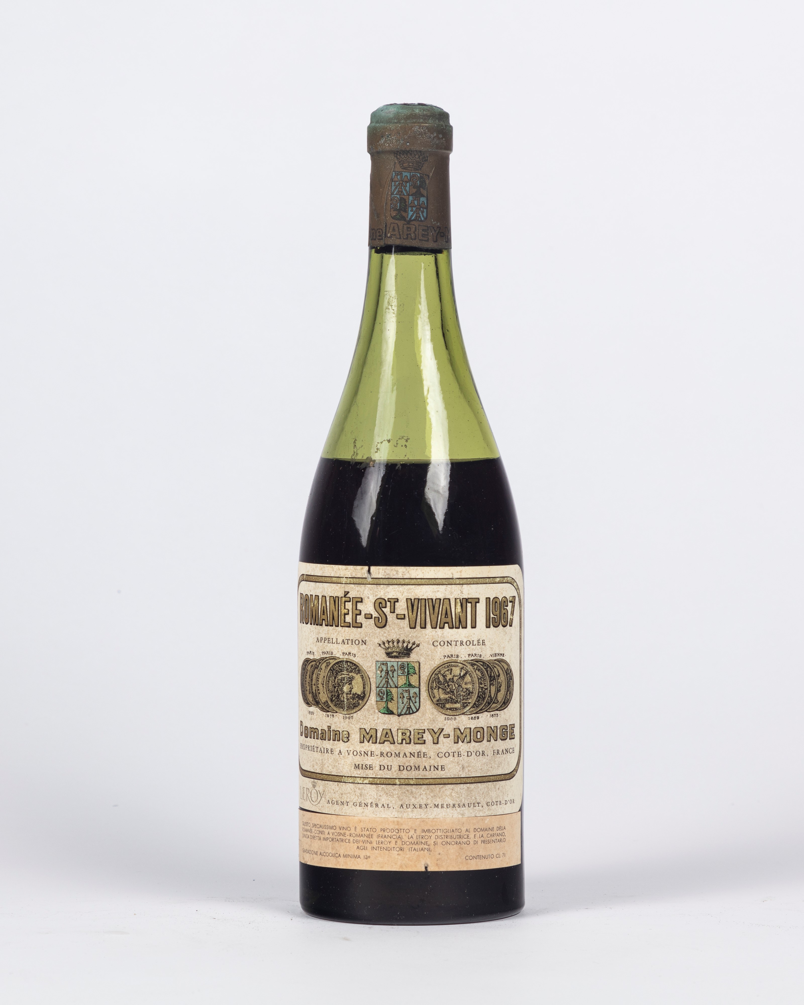 Francia - Domaine Marey-Monge, Romanee St. Vivant (BT 1) 1967