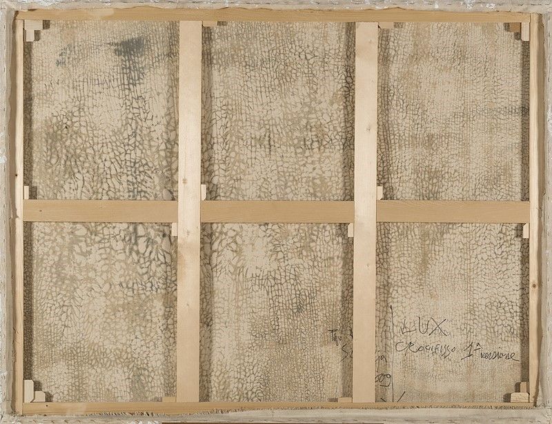 Filippo Sciascia - Lux Crucifix, 2009 (olio su tela, 135 x 175 cm)