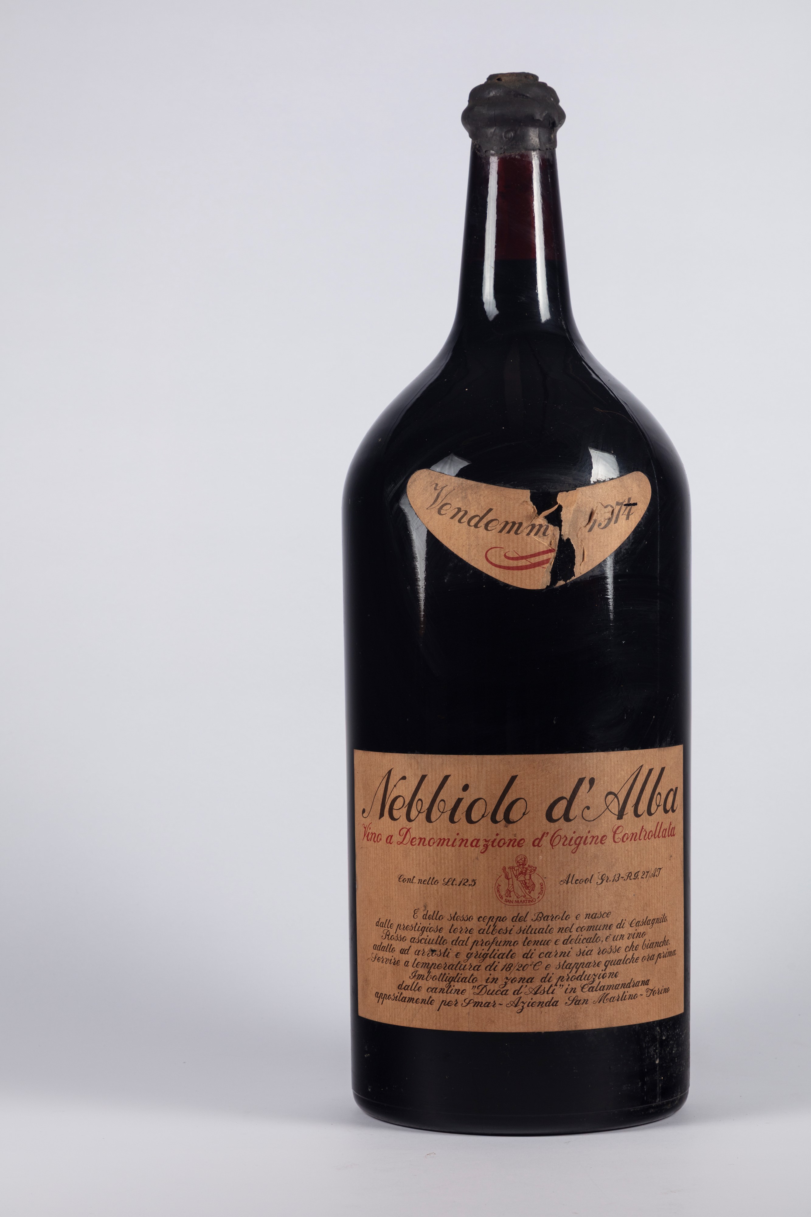 Az. Agr. San Martino Nebboiolo d'Alba 1970 Lt.12,5 (BT 1)