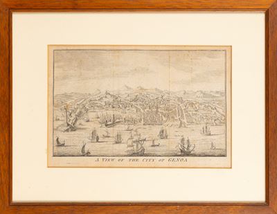 A View Of The City Of Genoa