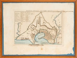 Pianta della Città di Genova