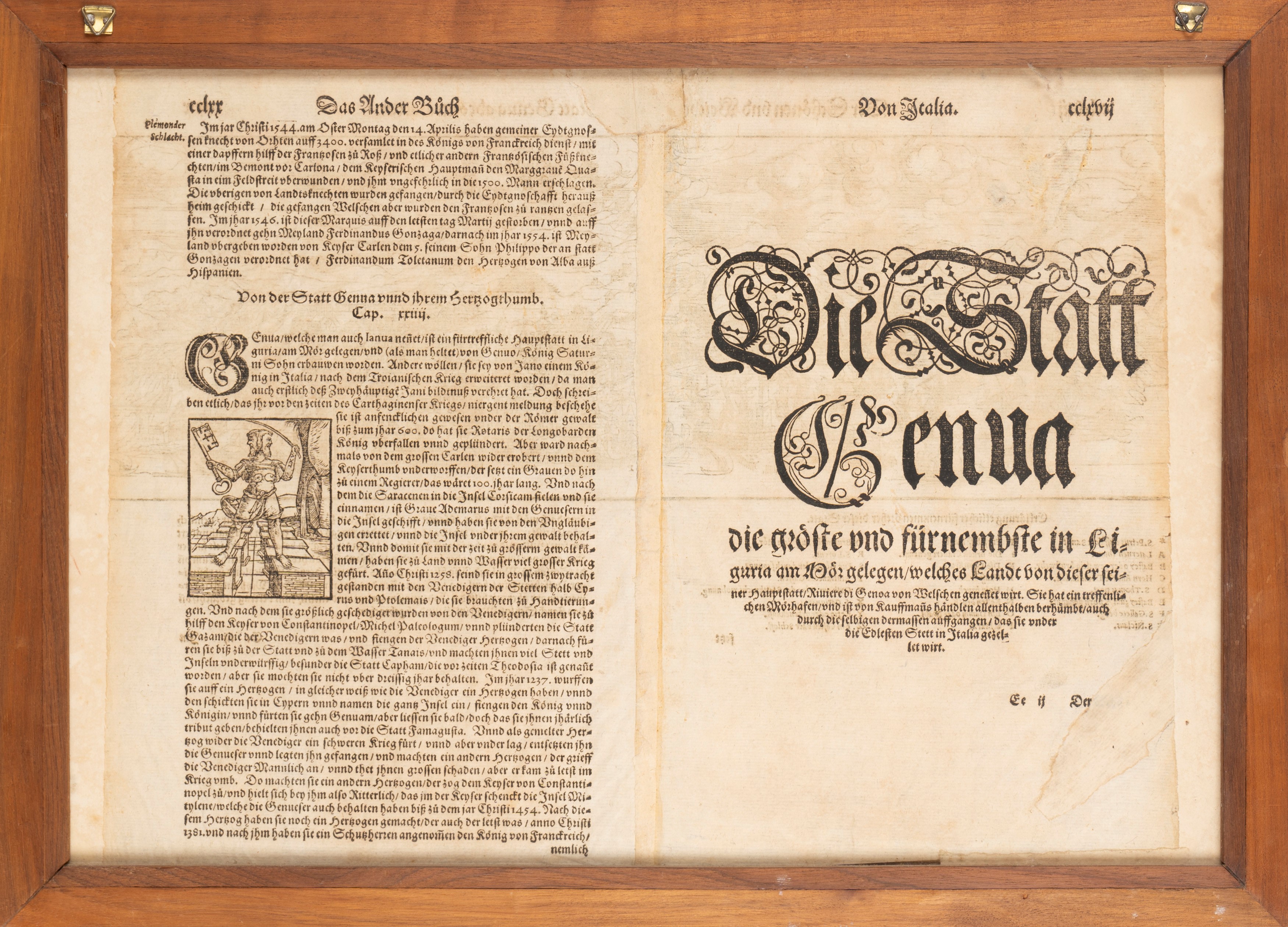 Der Schonen und weicherhumpten Statt Genua Abconcrafatur [Genoa]