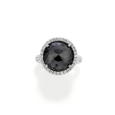 Anello con Diamante Nero
