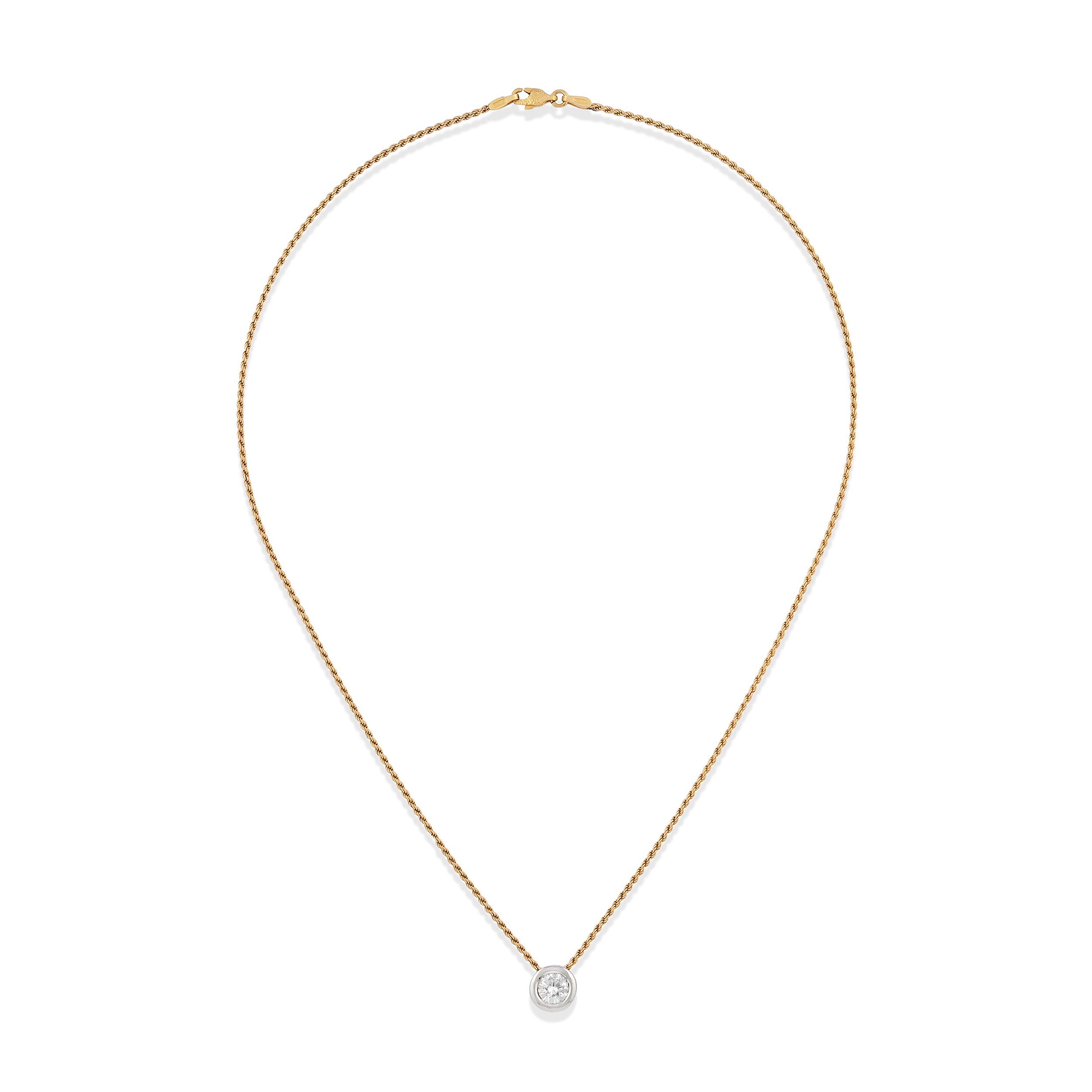 Demi parure con diamanti