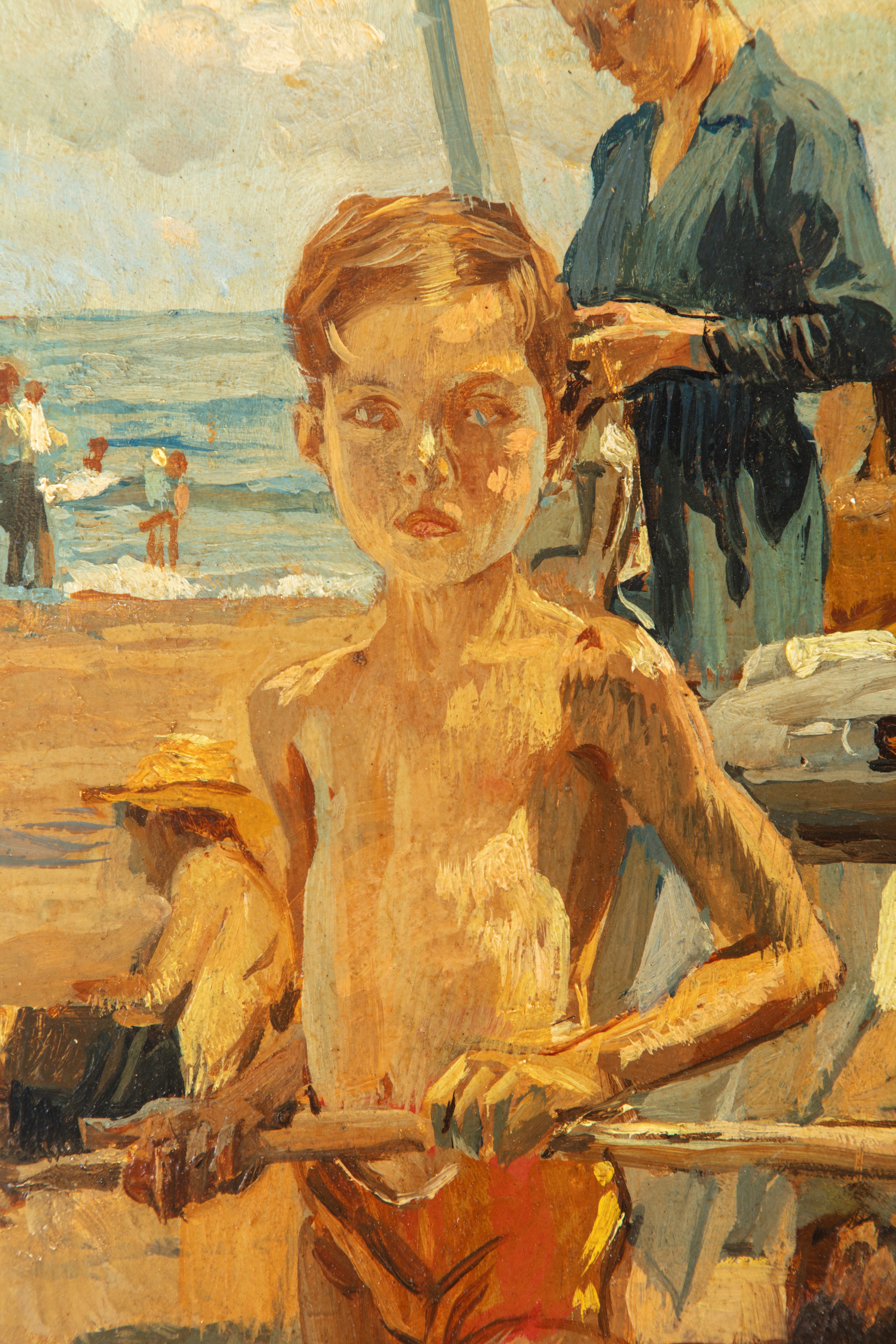 Ettore Tito - Figure sulla Spiaggia